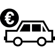 Car sale in euros