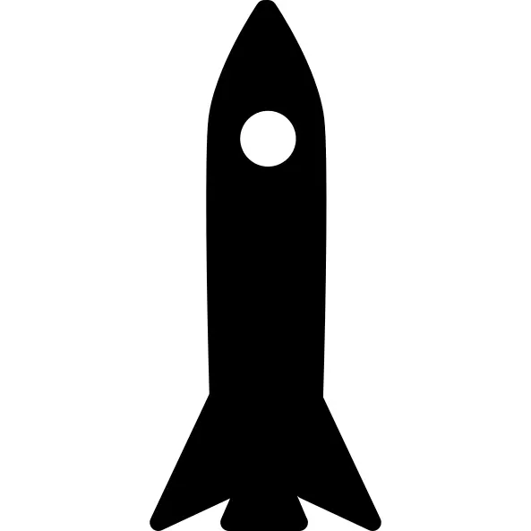 Rocket with a circle