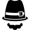 Hat and moustache