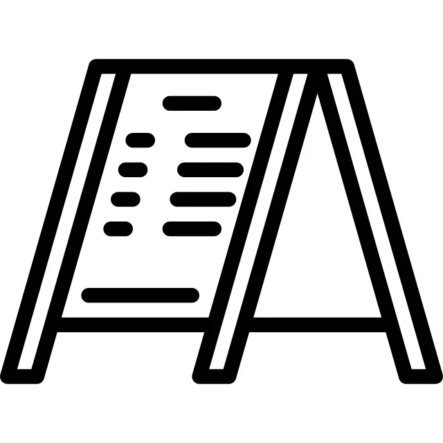 Daily specials board