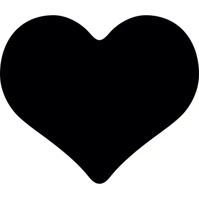 Valentines heart shape