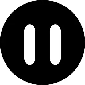 Pause button made up of two vertical lines