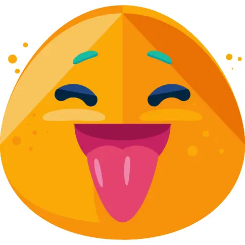 Tongue out