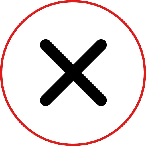 X button