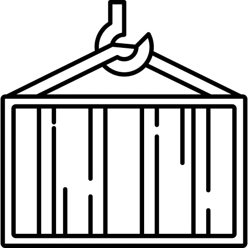 起重机与大盒子