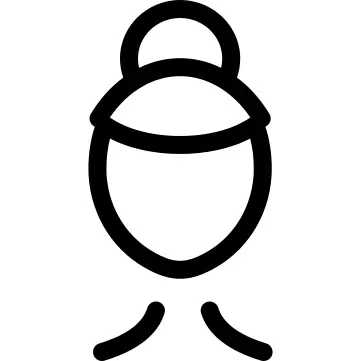 经典发型的女人