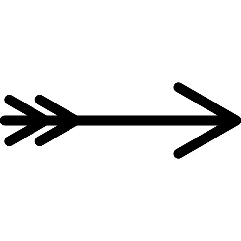 Right arrow of indian style