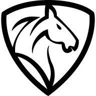 Horse head in a shield