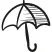 Draw Open Umbrella