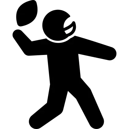 American football player