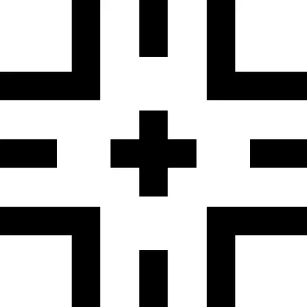 Road intersection sign