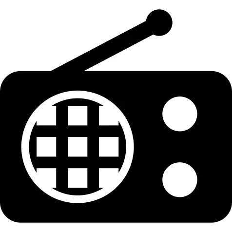 Old Radio with Antenna