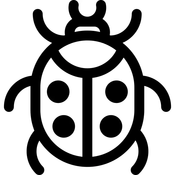 Ladybug with spots