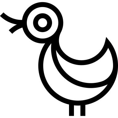 Duck facing left