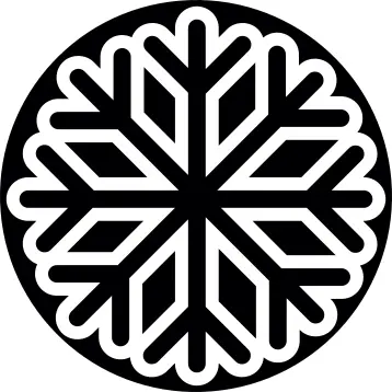 Snowflake Button