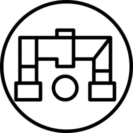 Piping outline symbol