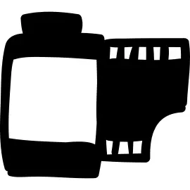 Analogic photography strip roll old handmade tool