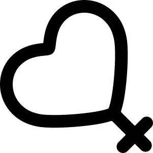 Female love gender sign