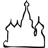 建筑东方手绘轮廓