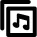 Music square symbol