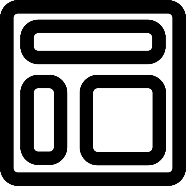 Design elements button outline