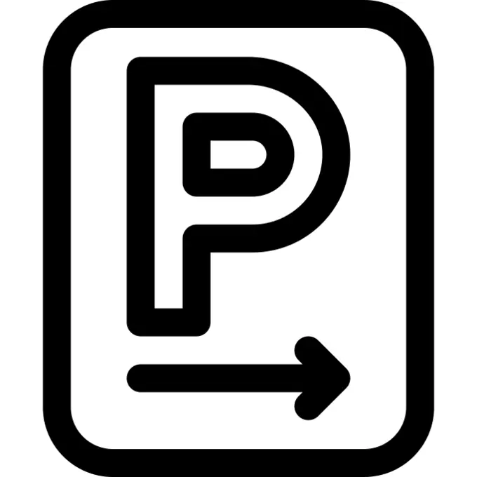 Parking sign