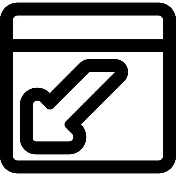 Login web button outline