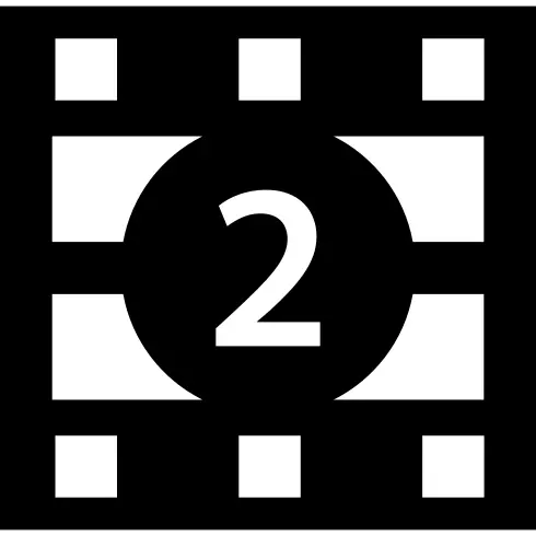 Two in film strip photogram