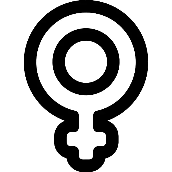 Female sign outline