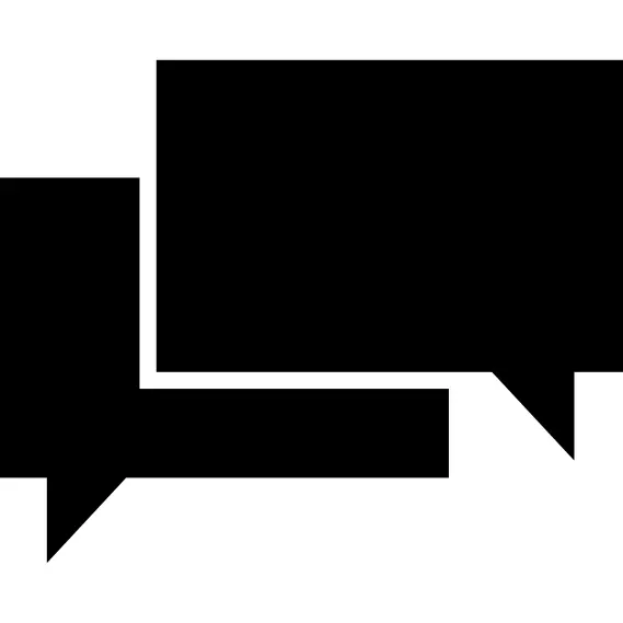 Speech bubbles chat symbol