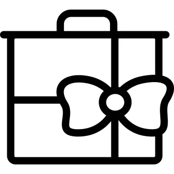 Gifbox with Ribbon in the middle