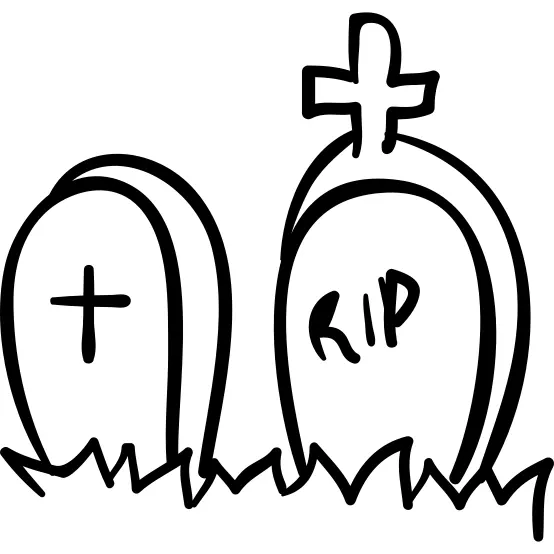 万圣节墓地墓碑