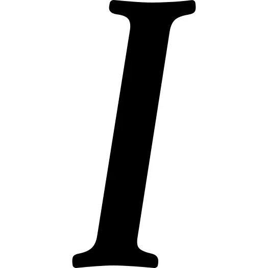 斜体文本选项界面符号