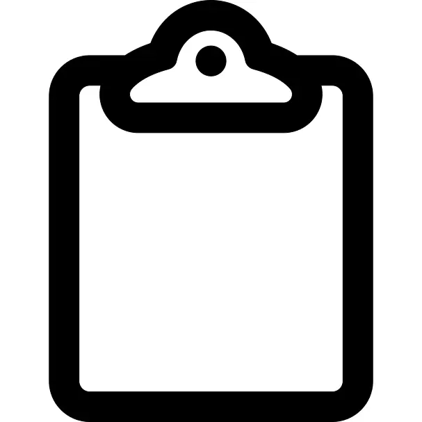 Clipboard outline
