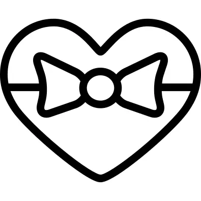 Heart Shape Giftbox with Lace