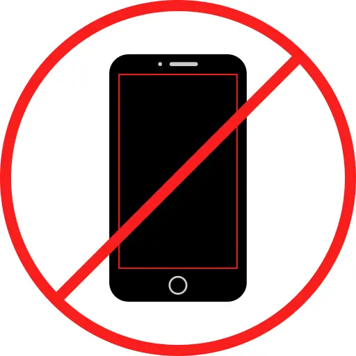 No phone