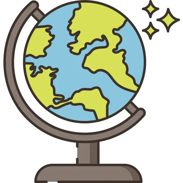 Earth globe