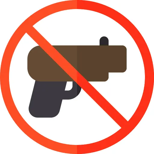 No weapons
