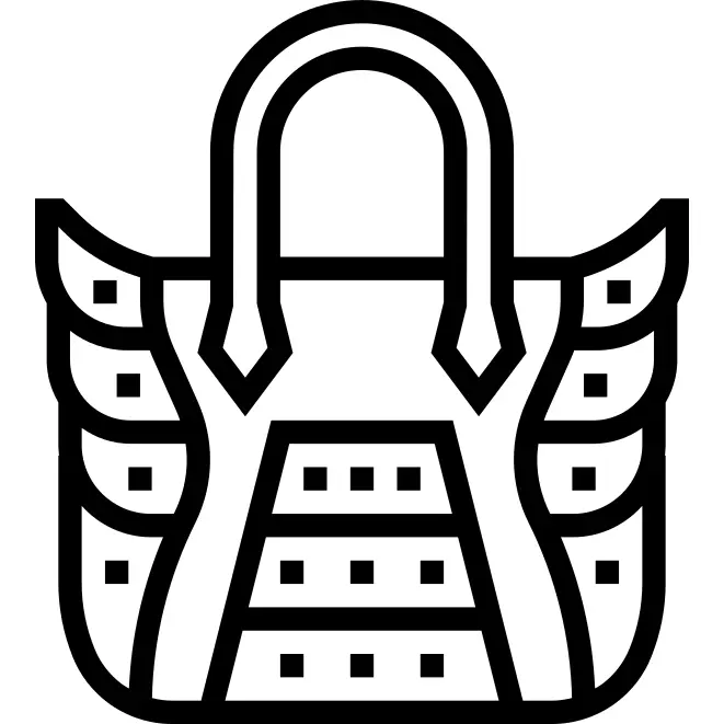 Crocodile leather bag