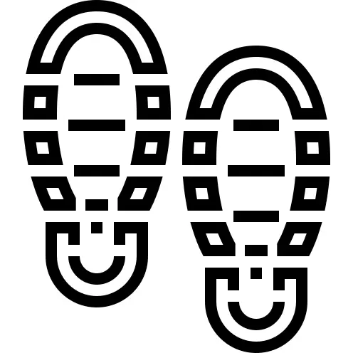 Shoe prints