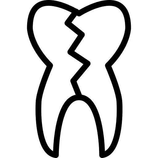 Broken tooth