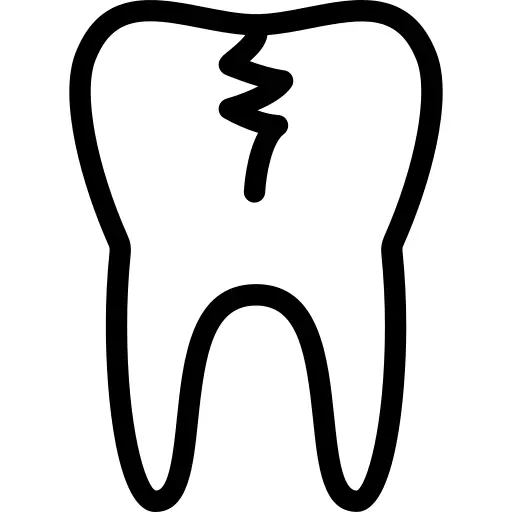 Broken tooth