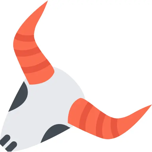 Bull skull