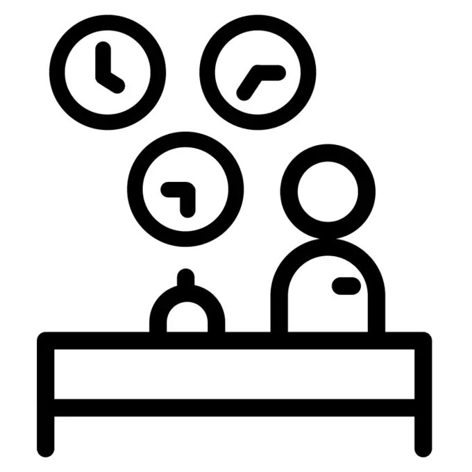 Reception desk