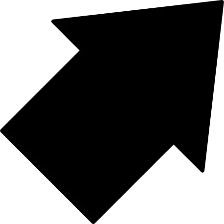 Diagonal arrow