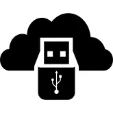 Flash drive and cloud storage