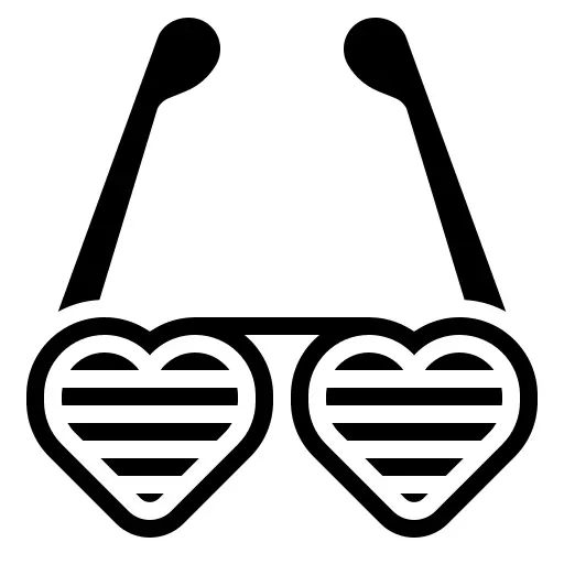 Heart glasses