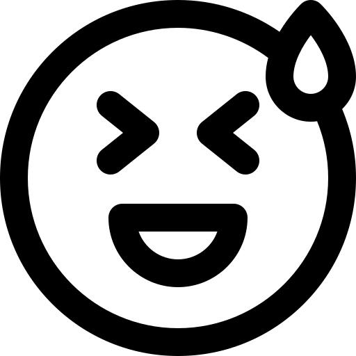 Grinning