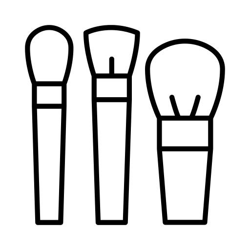 Makeup brushes