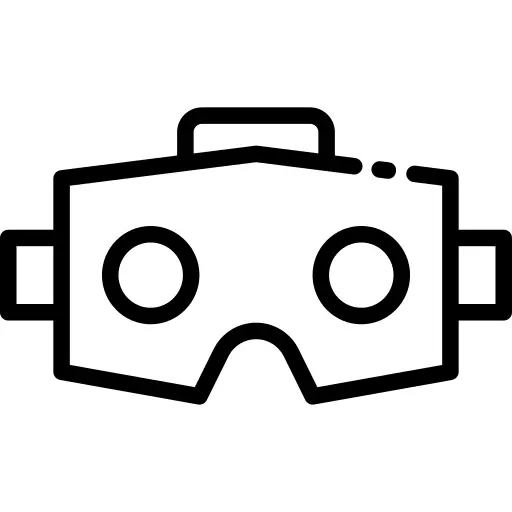 Virtual reality glasses